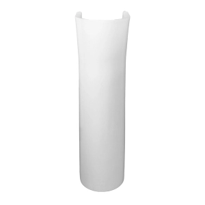 Sarreguemines White Icon Basin Column