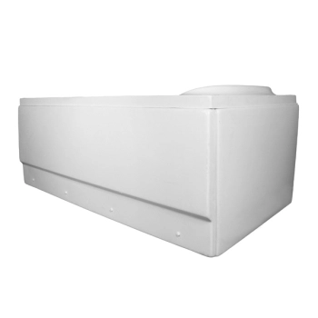 Duravit Dallas bathtub with pillow, large and small side, white, size 80 x 180