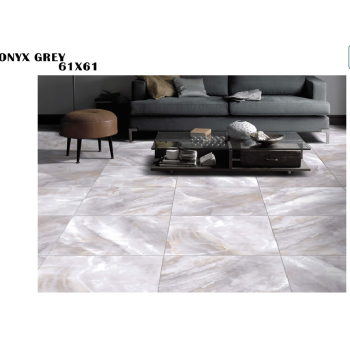 Art floor Ceramic Onyx Square Gray 61*61cm- Grade A