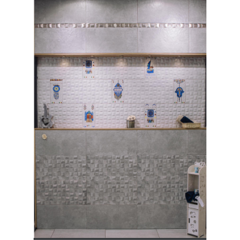 Platino wall Ceramic Bazaar Geometric Gray 30*60cm - Grade B