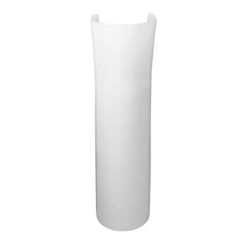 Sarreguemines White Icon Basin Column