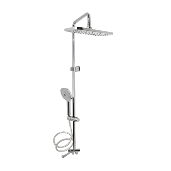 SarDesign Shower System Column 2*1 Square  Danube SD3293-CP Nickel